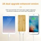 2020 newest 5000mAh bamboo Power Bank LWS-8032